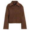 Damen Jacke mit Woll-Anteil braun