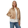Damen Jacke in Veloursleder-Optik