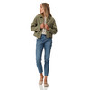 Damen Jacke in Veloursleder-Optik