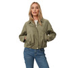 Damen Jacke in Veloursleder-Optik