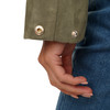 Damen Jacke in Veloursleder-Optik