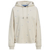 Damen Hoodie mit Stickerei beige
