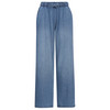 Damesjeans Wide-Leg met een brede tailleband