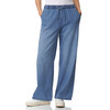 Damesjeans Wide-Leg met een brede tailleband