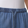 Damesjeans Wide-Leg met een brede tailleband