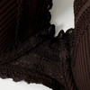 Dames beugel-bh met ribbelstructuur en kant