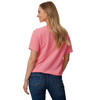 Dames T-shirt met knoopdetail