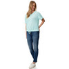 Damen T-Shirt mit Knoten-Detail