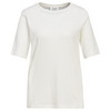 Dames-T-shirt met geribbelde structuur