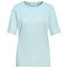 Damen T-Shirt in gerippter Struktur