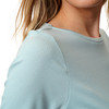 Damen T-Shirt in gerippter Struktur