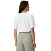 Damen T-Shirt mit Ajour-Muster