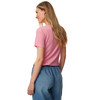 Dames-T-shirt in basic-look