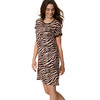 Damesnachthemd met zebraprint