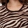 Damesnachthemd met zebraprint