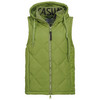 Damesgewatteerd vest met opschrift