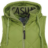 Damesgewatteerd vest met opschrift