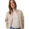 Damen Cord-Jacke mit Kragen