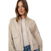 Damen Cord-Jacke mit Kragen