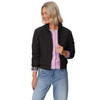Damen Stepp-Blouson mit Stehkragen