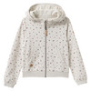 Mädchen Sweatjacke mit Blumen allover