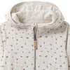 Mädchen Sweatjacke mit Blumen allover