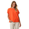 Damen Modal-T-Shirt unifarben