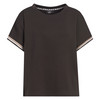 Damen Modal-T-Shirt unifarben