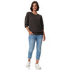 Damesshirt met sierknopen