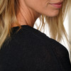 Damen Strick-T-Shirt unifarben