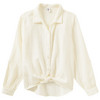 Mädchen Musselin-Bluse mit Knotendetail
