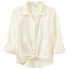 Mädchen Musselin-Bluse mit Knotendetail