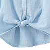 Mädchen Musselin-Bluse mit Knotendetail