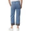 Damen Straight-Relaxed-Jeans mit Five-Pockets