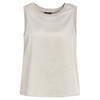 Damen Satin-Top unifarben