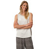 Damen Satin-Top unifarben