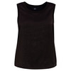 Damen Satin-Top unifarben