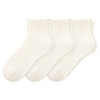 3 Paar Damen Sneaker-Socken mit Bio-Baumwolle