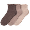 3 Paar Damen Sneaker-Socken mit Bio-Baumwolle