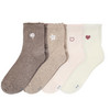 4 Paar Damen Socken mit Bio-Baumwolle