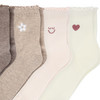 4 Paar Damen Socken mit Bio-Baumwolle