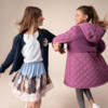 Mädchen Strickjacke mit Stickerei