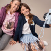 Mädchen Hoodie mit Pferde-Motiv