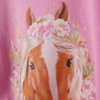 Mädchen Sweatshirt mit Pferde-Motiv