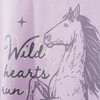 Mädchen Sweatshirt mit Pferde-Motiv