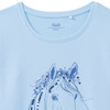 Mädchen Langarmshirt mit Pferde-Motiv
