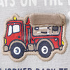 Baby Langarmshirt mit Fahrzeug-Motiven
