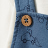 Newborn Set mit Fahrzeug-Allover
