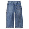 Baby Wide-Leg-Jeans im Used-Look
