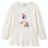 Baby Langarmshirt mit Pferde-Motiv